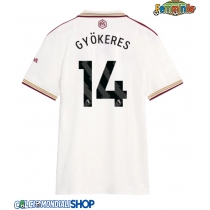 Maglie da calcio Arsenal Viktor Gyokeres #14 Terza Maglia Femminile 2025-26 Manica Corta